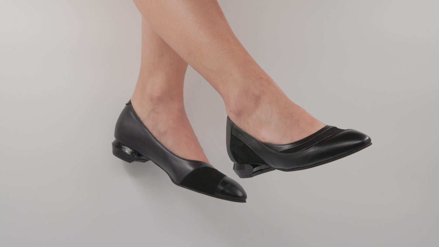 Pantofi de damă din piele naturală Galarieli Zora