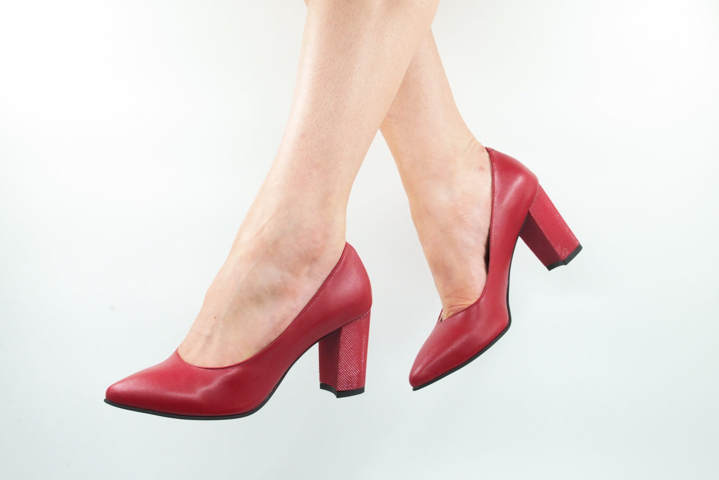 Pantofi de damă din piele naturală Galarieli Selene