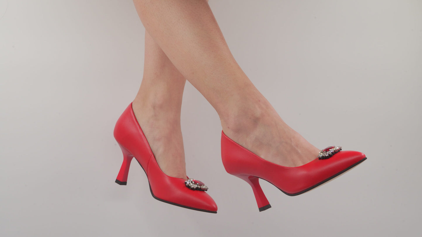 Pantofi de damă din piele naturală Galarieli Astraea