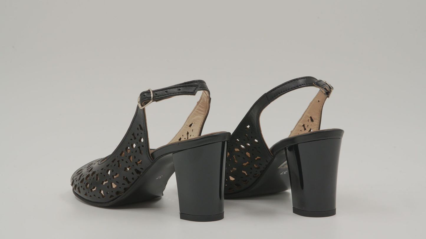 Sandale de damă din piele naturală Galarieli Coralia