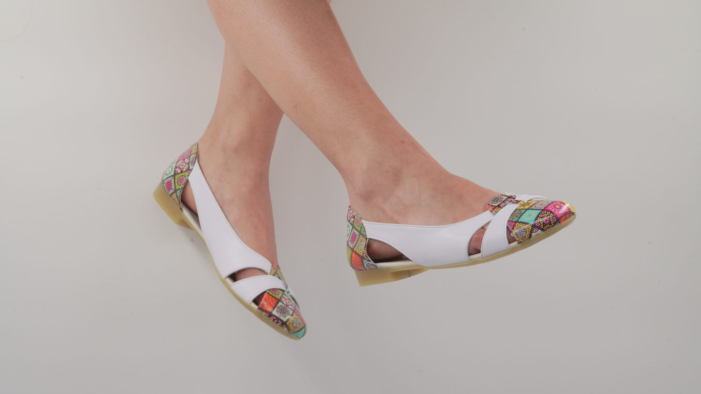 Pantofi de damă din piele naturală Galarieli Aminta