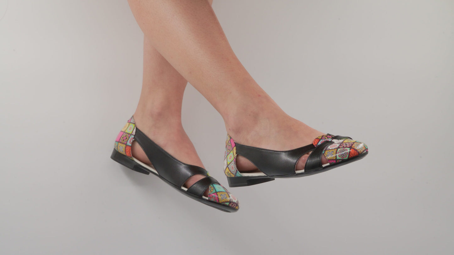 Pantofi de damă din piele naturală Galarieli Aminta