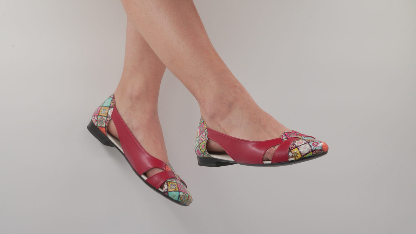Pantofi de damă din piele naturală Galarieli Aminta