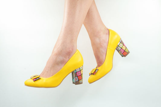 Pantofi de damă din piele naturală Galarieli Iris
