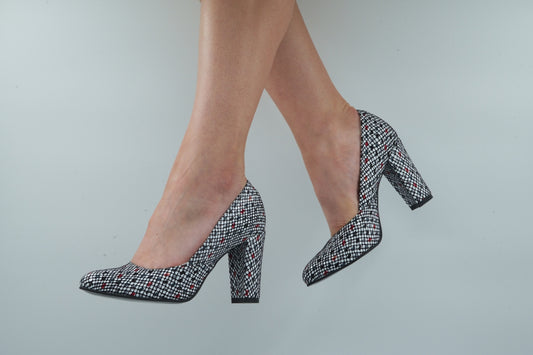 Pantofi de damă din piele naturală Galarieli Bianca
