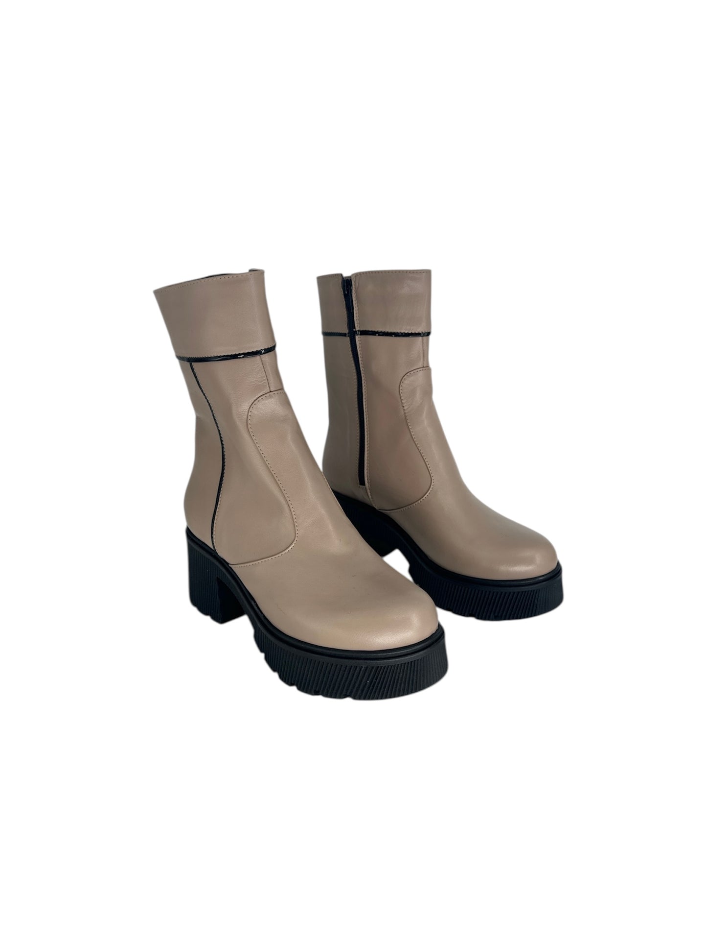 Ghete de dama din piele naturala Galarieli Velisse