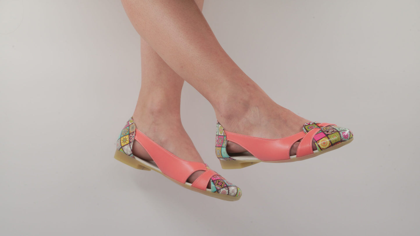 Pantofi de damă din piele naturală Galarieli Aminta