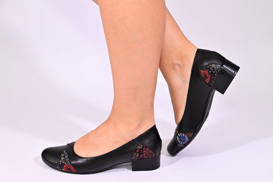 Pantofi de damă din piele naturală Galarieli Mera